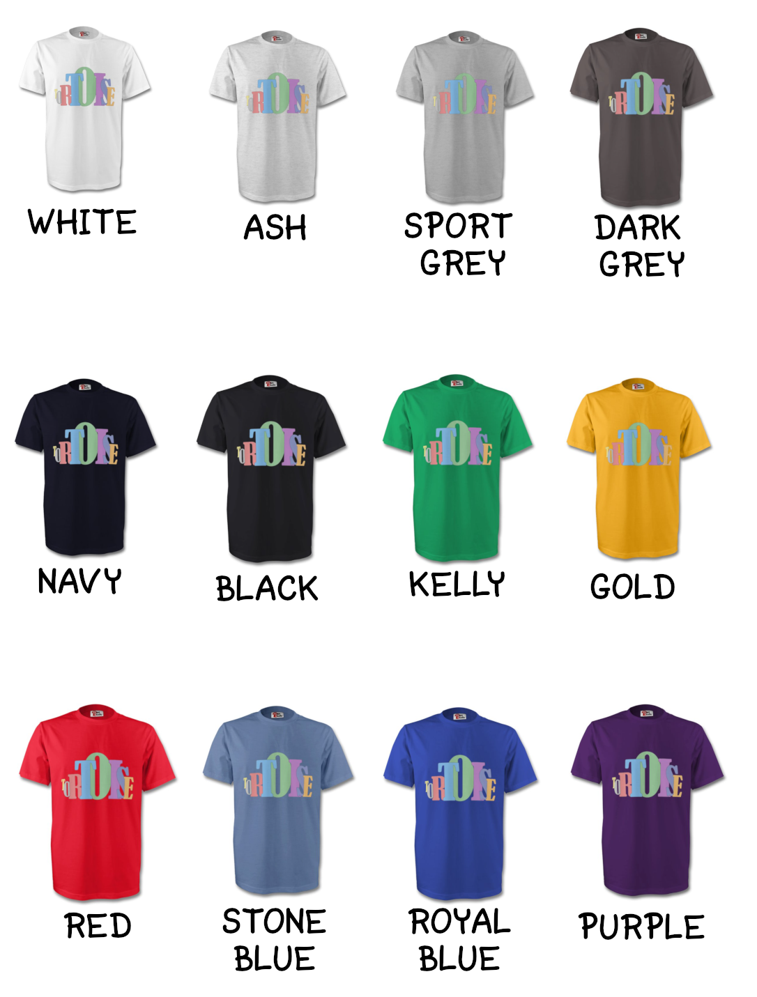 Tortoise Word Art T-Shirt