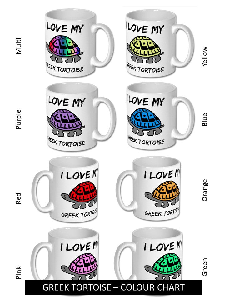 I Love My Tortoise Mug