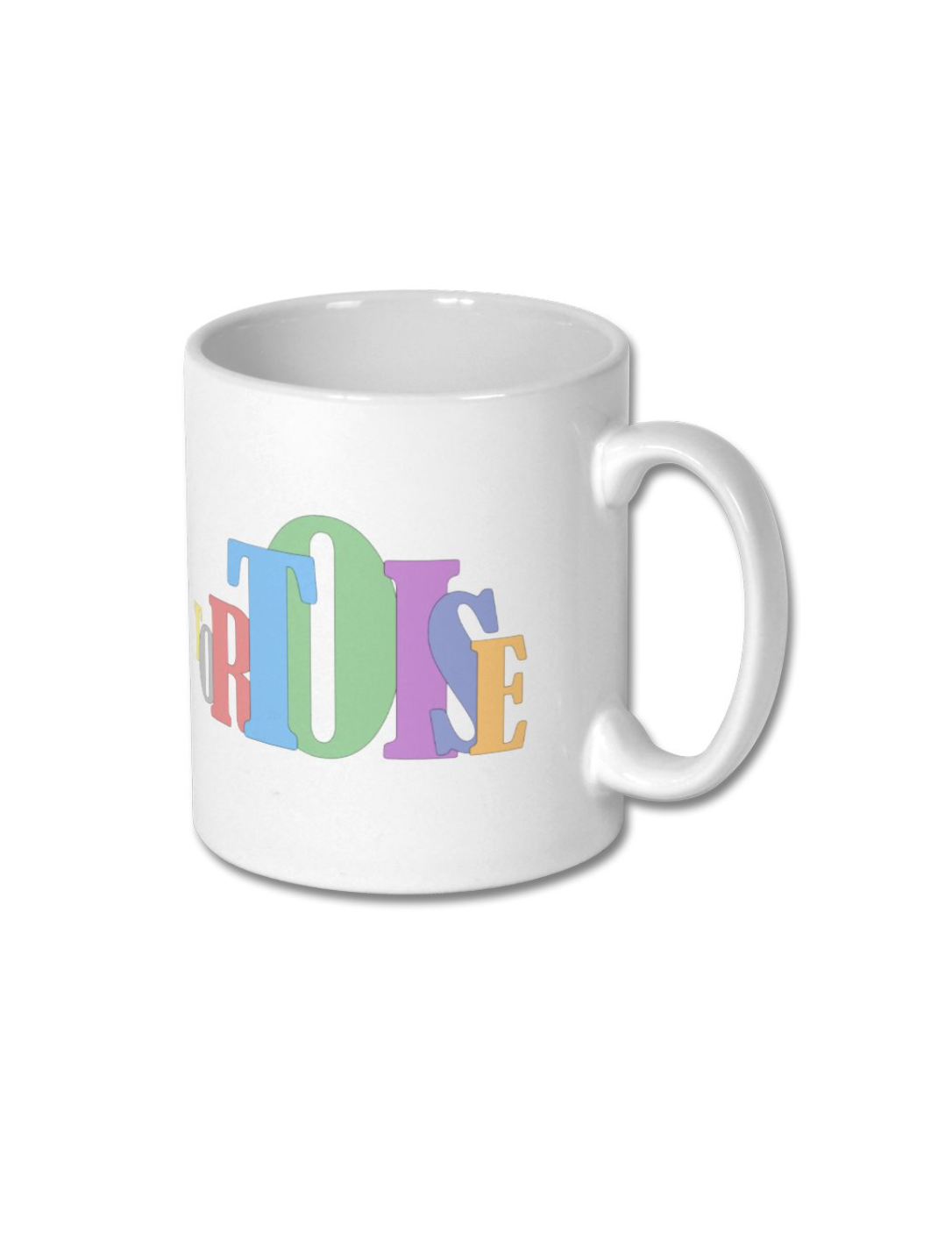 Tortoise Word Art Mug