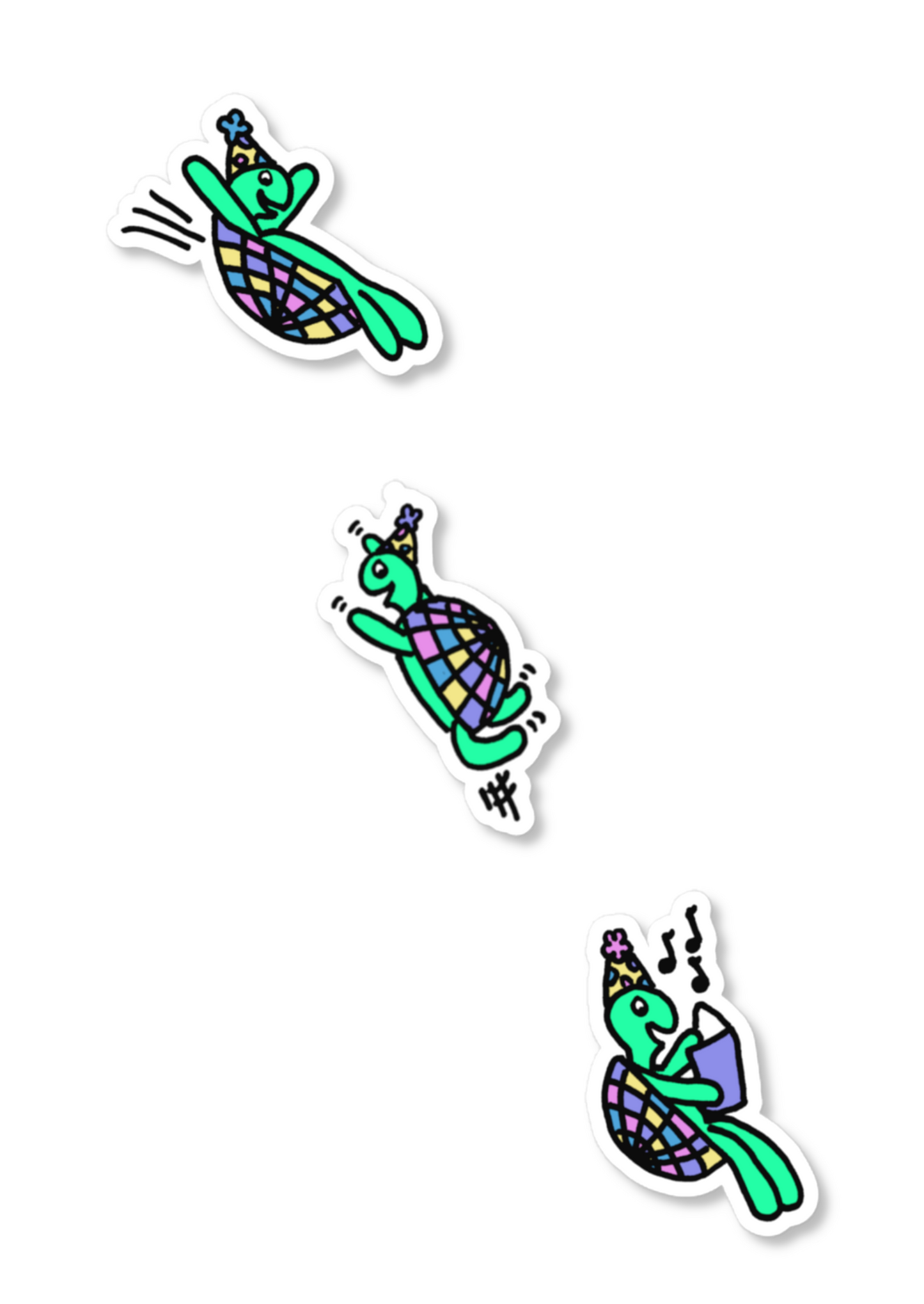 The Playful Tortoise Stickers