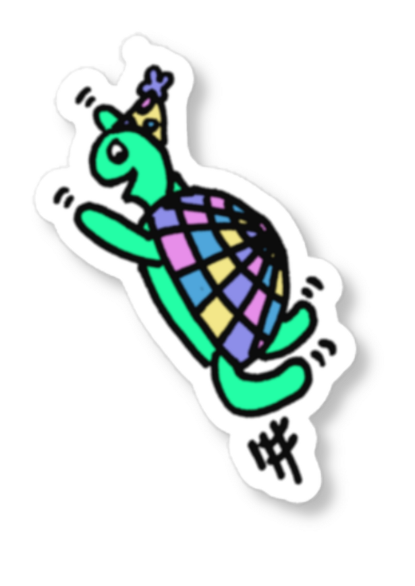 The Playful Tortoise Stickers