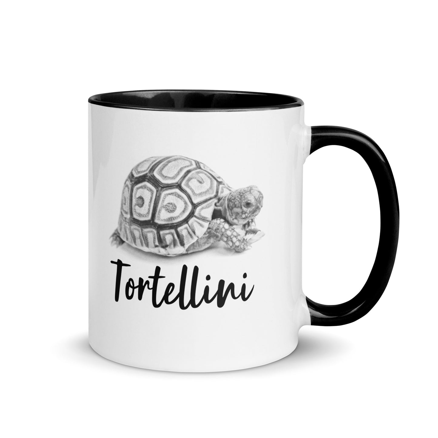 Personalised Monochrome Tortoise Mug