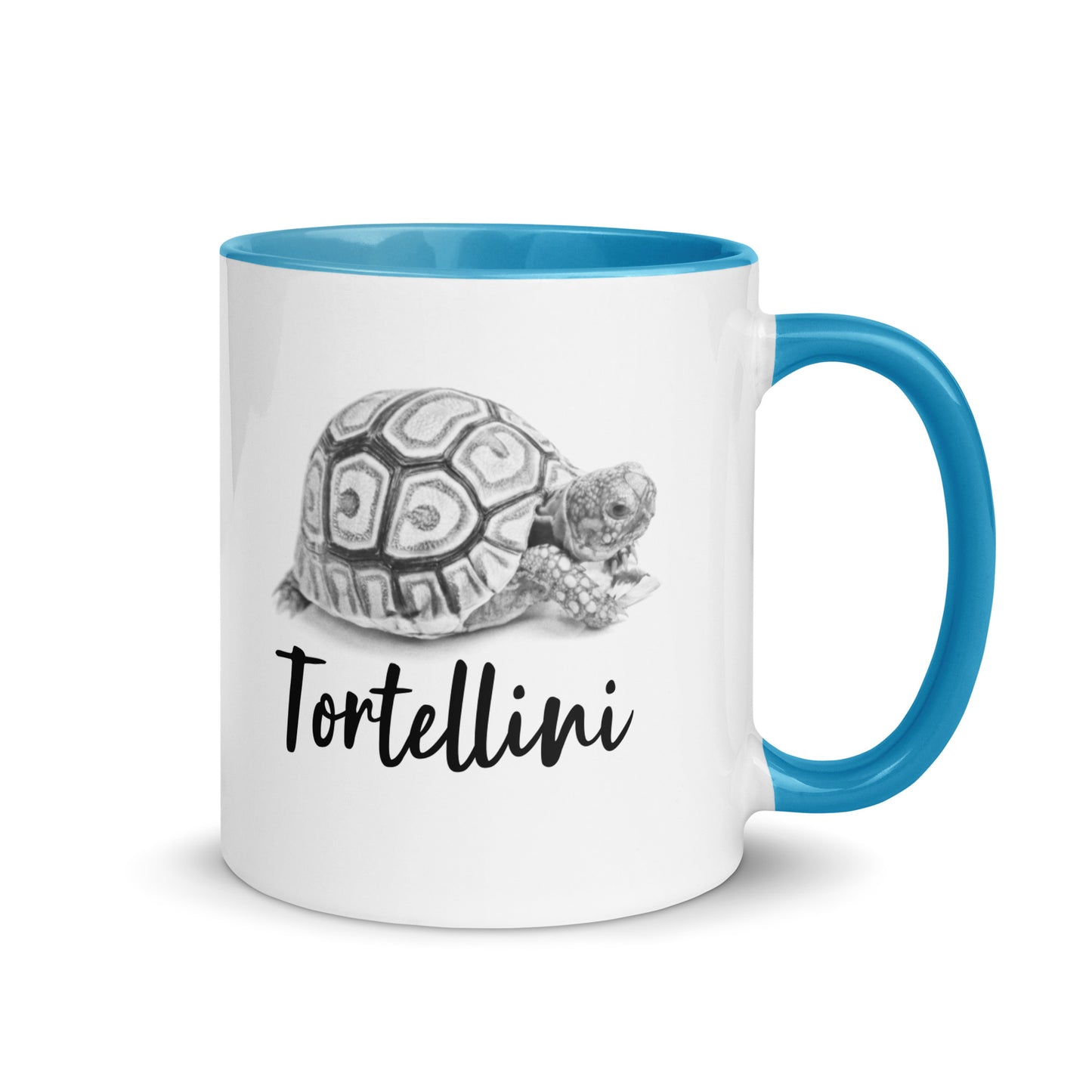 Personalised Monochrome Tortoise Mug