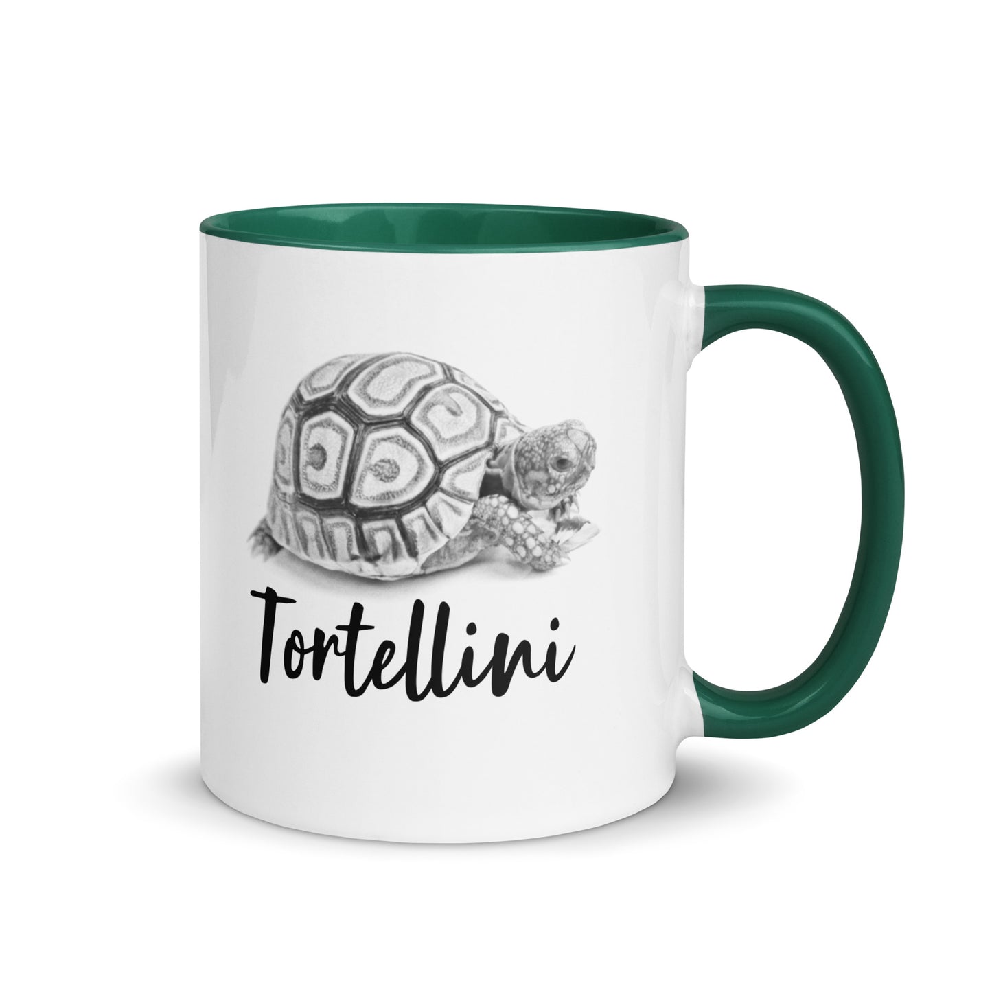 Personalised Monochrome Tortoise Mug