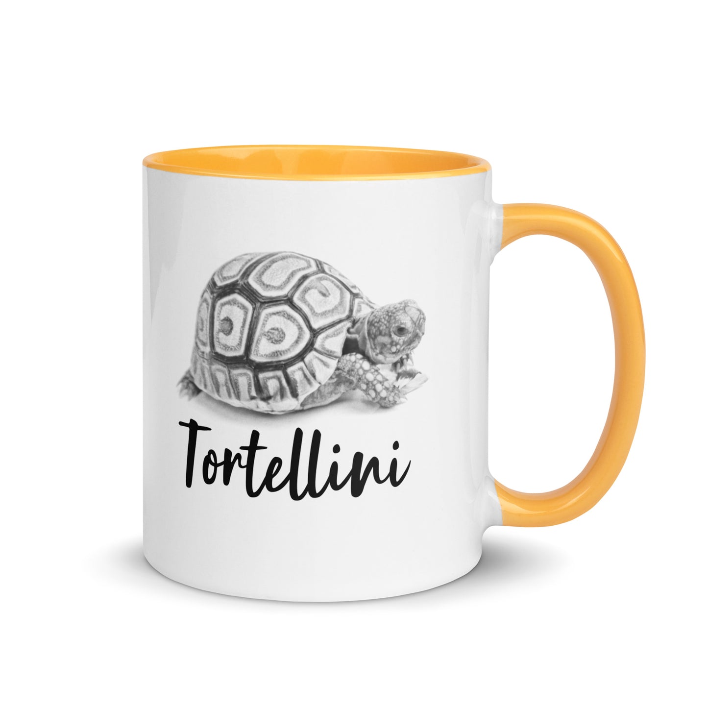 Personalised Monochrome Tortoise Mug