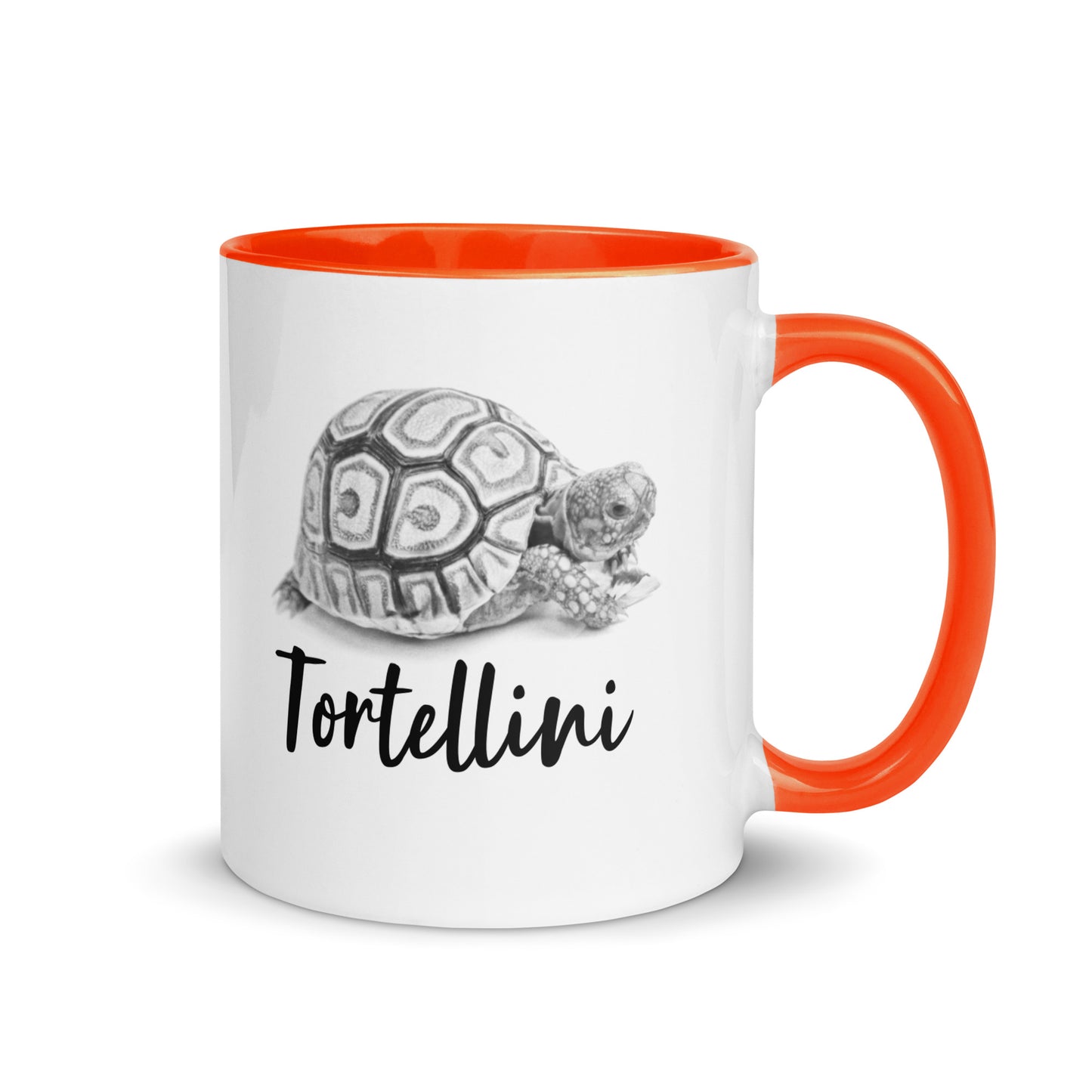 Personalised Monochrome Tortoise Mug