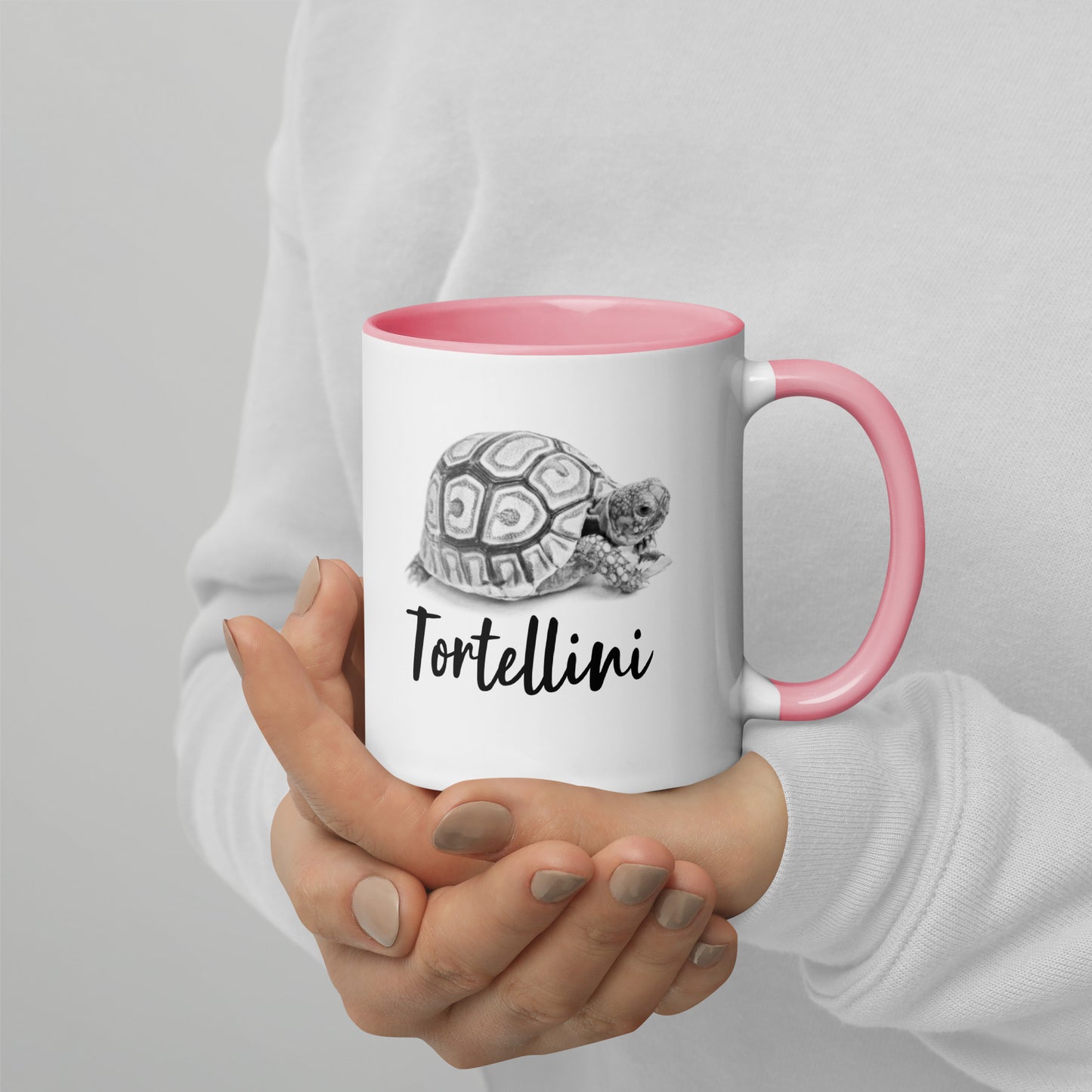 Personalised Monochrome Tortoise Mug