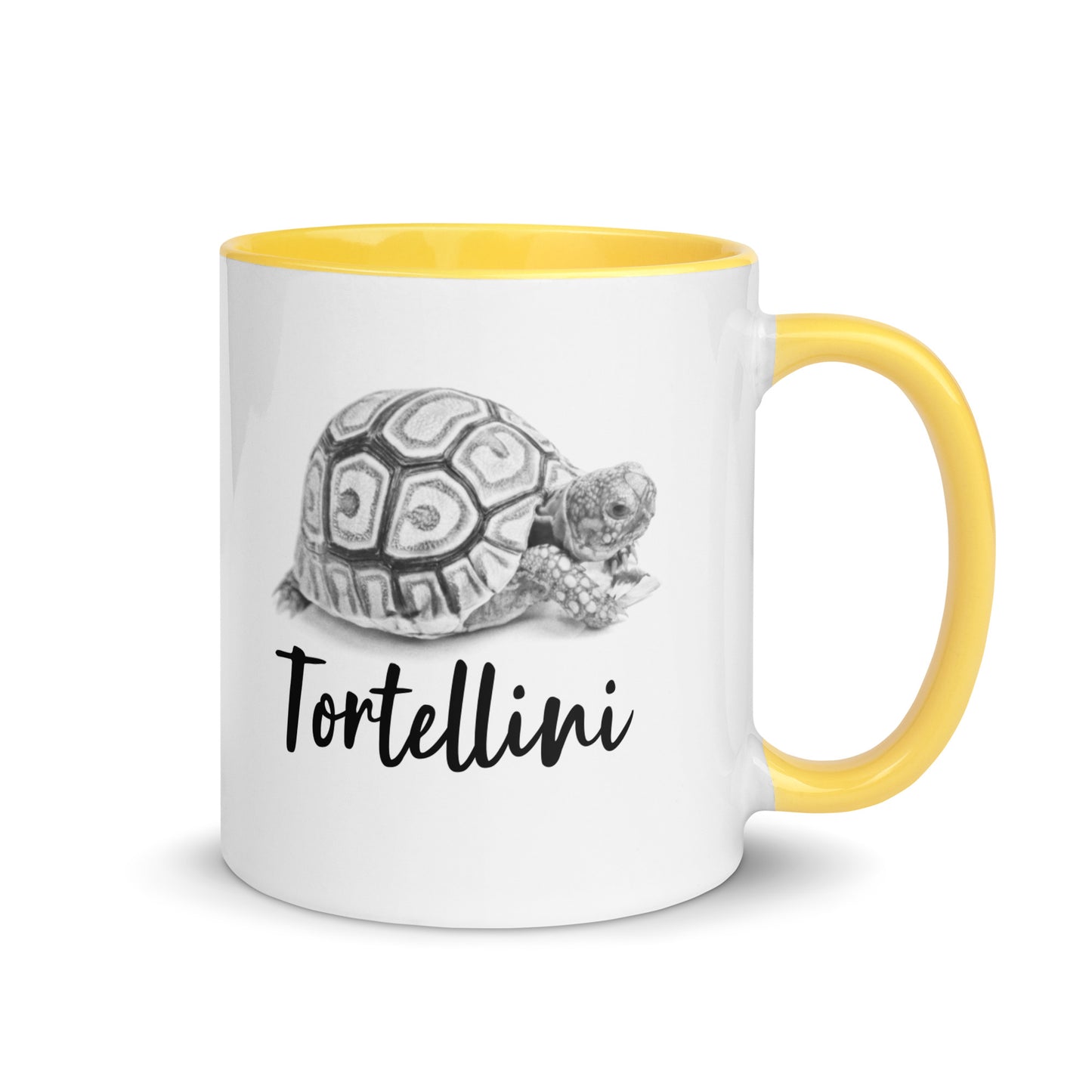 Personalised Monochrome Tortoise Mug